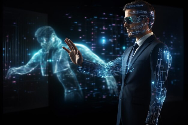 Cutting-edge artificial intelligence platform demonstrating data analytics capabilities